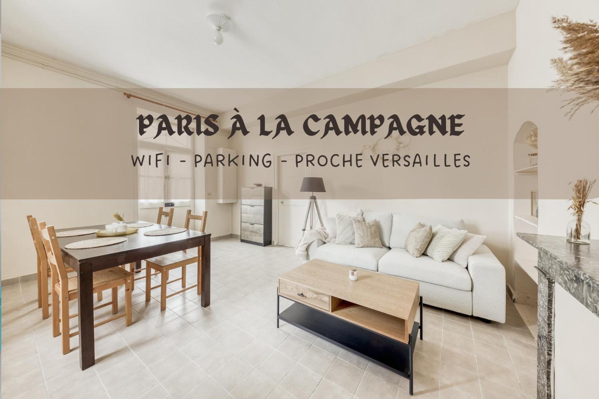 Paris A La Campagne-Parking Gratuit-Proche Versailles La Queue-les-Yvelines Eksteriør billede